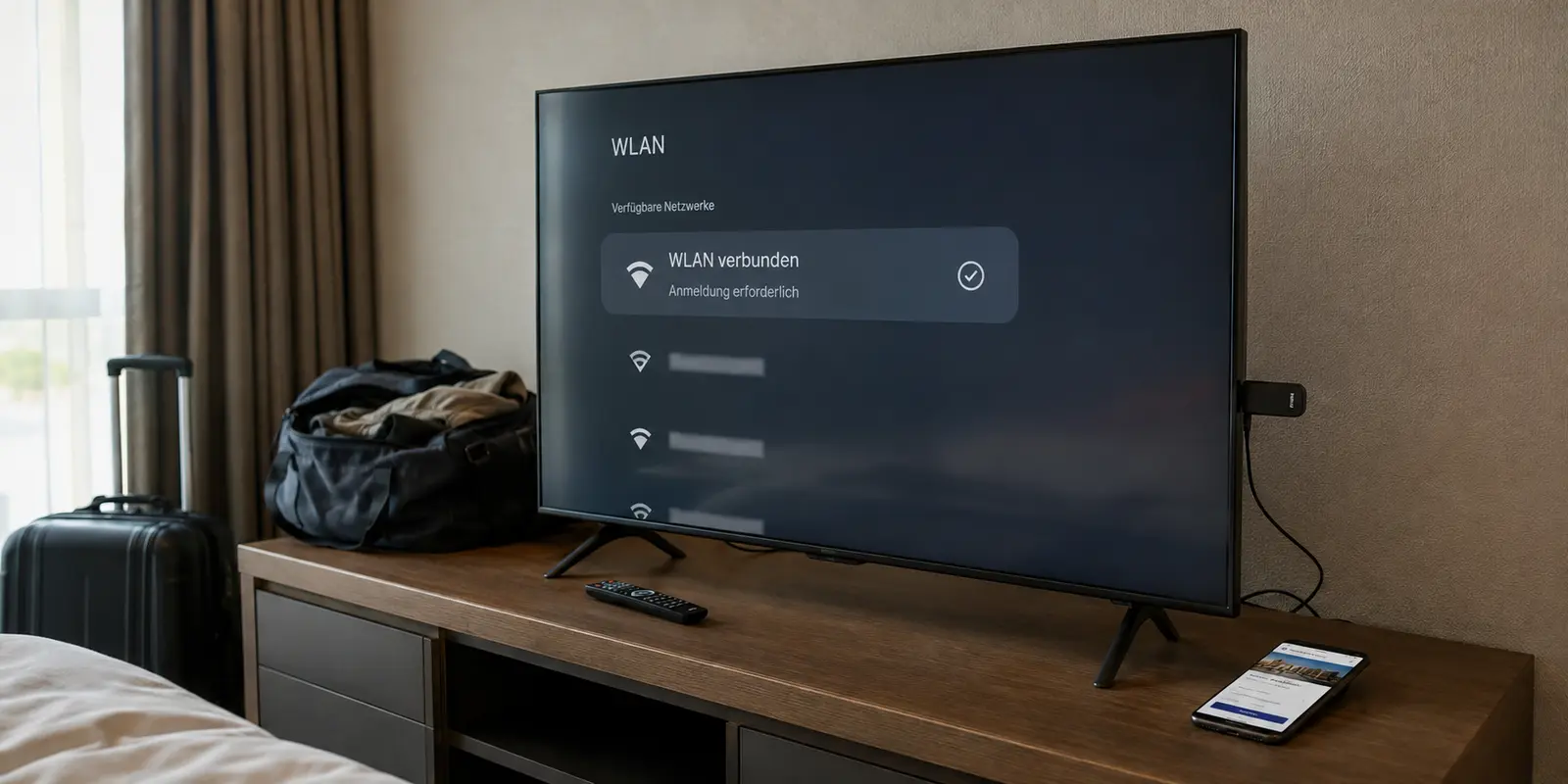 Android TV auf Reisen: Erst das Hotel-WLAN, dann das VPN